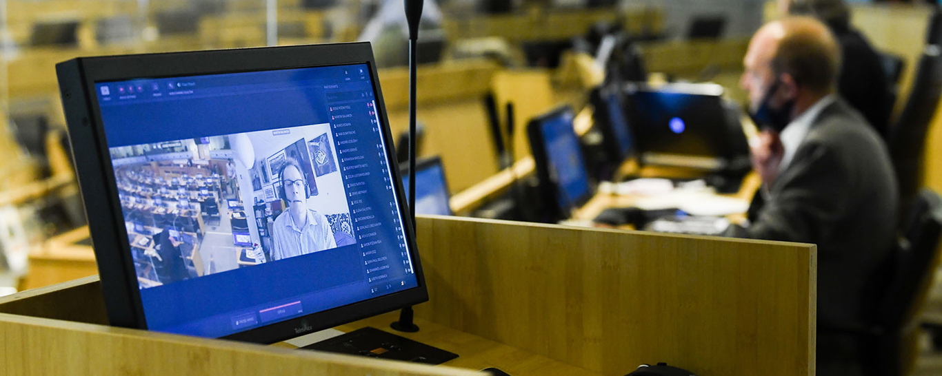 Séance de travail au Comité économique et social européen